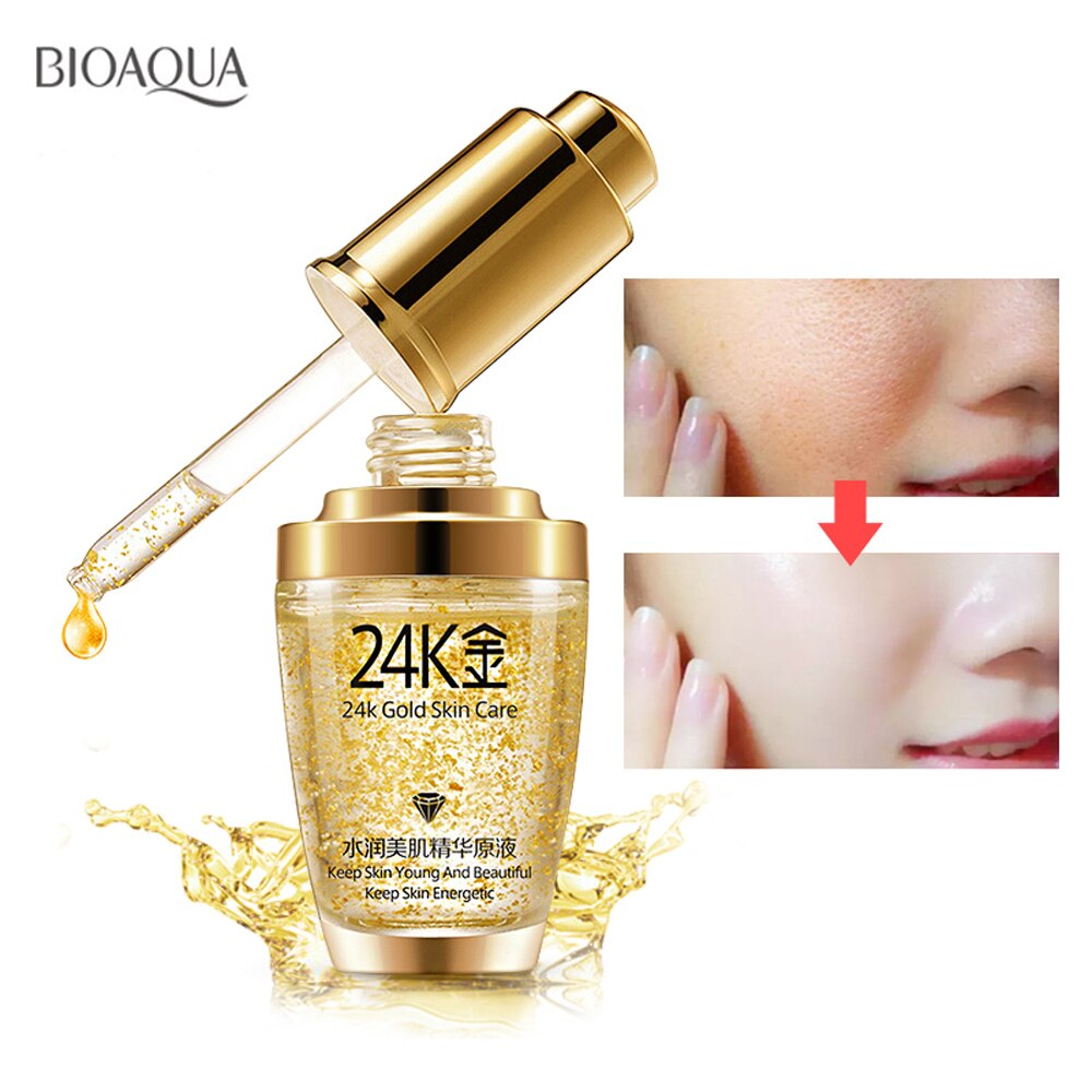 BIOAQUA 24K Gold Face Whitening Essence Serum Image 2
