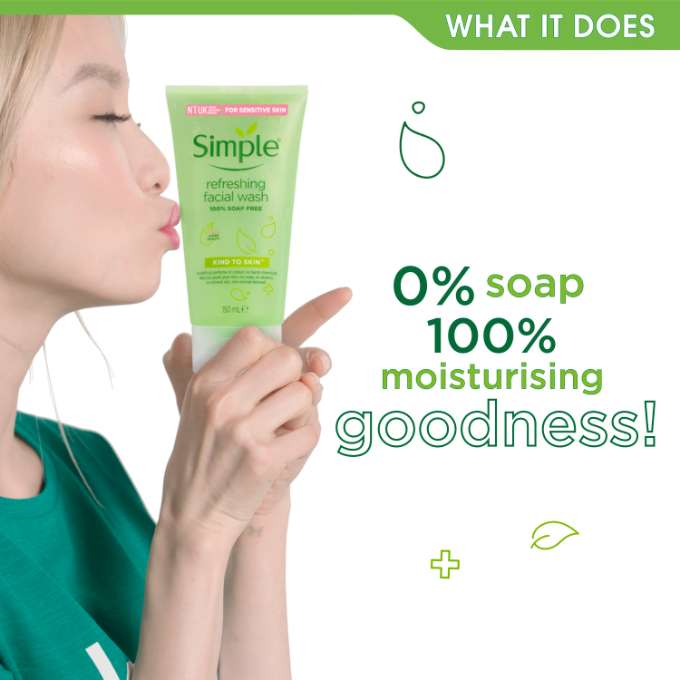 Simple Kind To Skin Refreshing Facial Wash Gel (150ml) Image 3