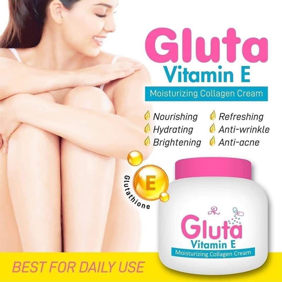 AR Gluta Vitamin E Moisturizing Collagen Cream 200ml Image 1