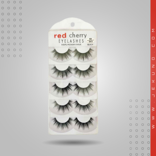 red cherry eyelash.