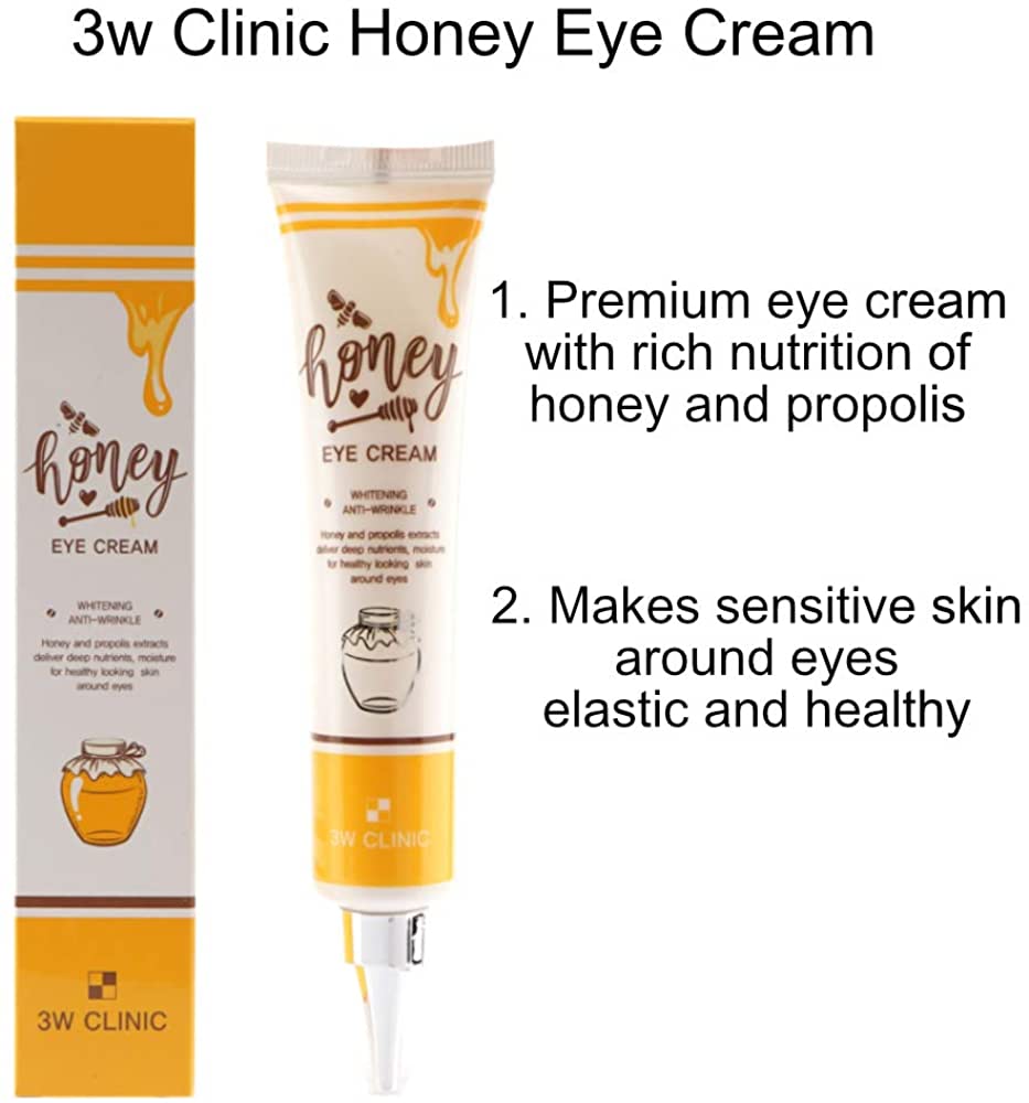 [3W CLINIC] Honey Eye Cream Korean -40ml Image 1