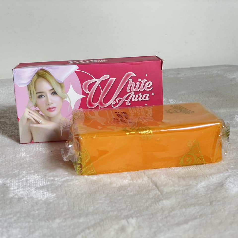 White Aura Miracle Carrot Soap (160g) - Thailand Image 1